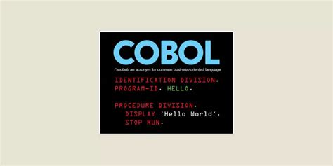 Qué es COBOL y por qué es importante aprender a programar con él