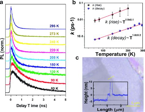 A Temperature Dependent Pl Dynamics In A N 1 C 4 H 9 Nh 3 2 Pbi