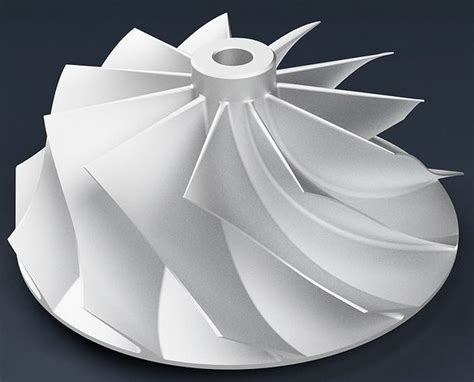 Turbocharger Compressor Impeller 3d Model 3d Printable Cgtrader