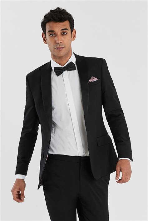 Ted Baker Black Slim Fit Designer Tuxedo Suitdirect Co Uk