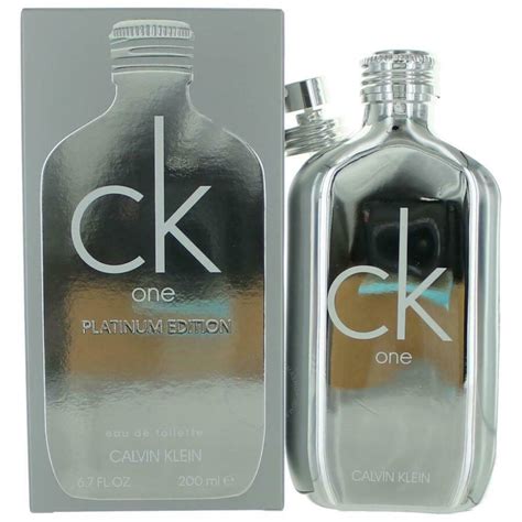 Calvin Klein Unisex CK One Platinum EDT Spray 6 7 Oz Fragrances