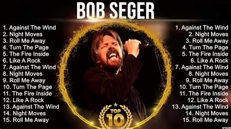 Bob Seger Greatest Hits ~ Best Songs Of 80s 90s Old Music Hits Collection Youtube