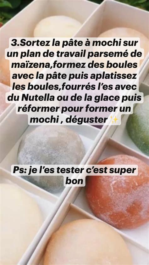 Recette De Mochi Avec De La Farine De Bl Recette Mochi Id E Recette