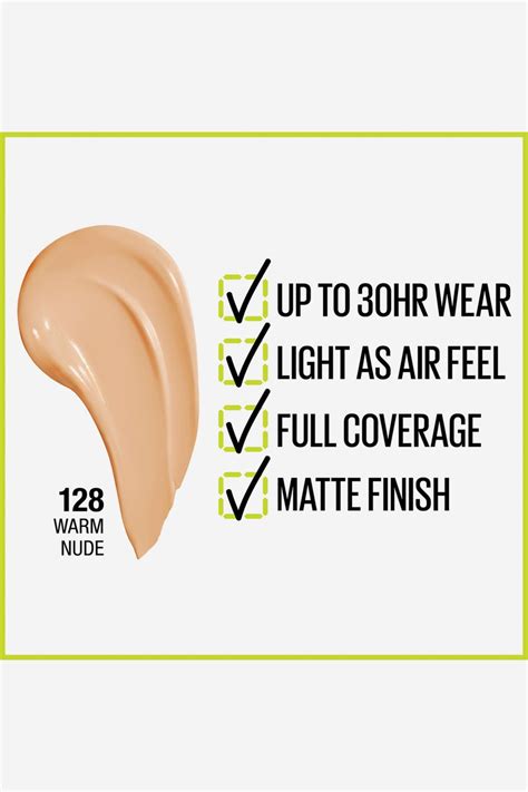 Base L Quida Superstay Full Coverage Maybelline Warm Nude De Prati