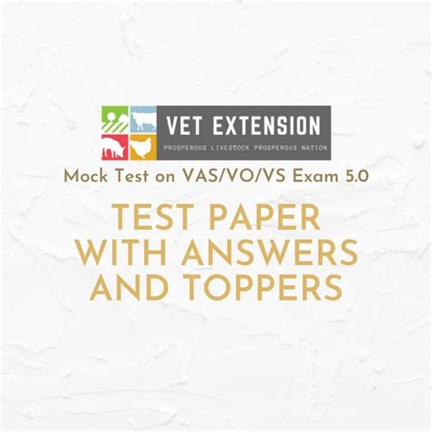 Mock Tests Archives - Vet Extension