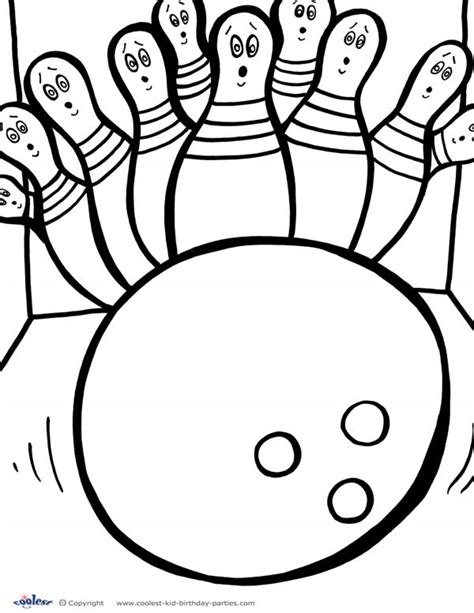 Printable Bowling Coloring Page 4 Coolest Free Printables