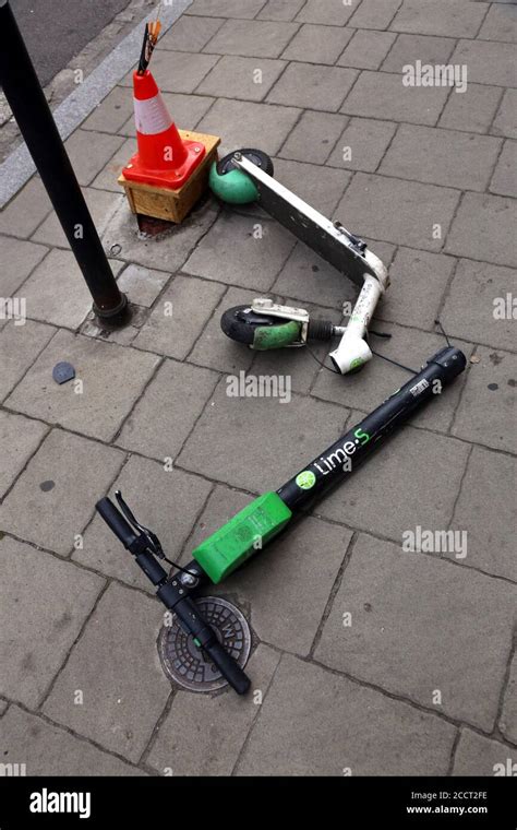 Broken Electric Scooter Hi Res Stock Photography And Images Alamy