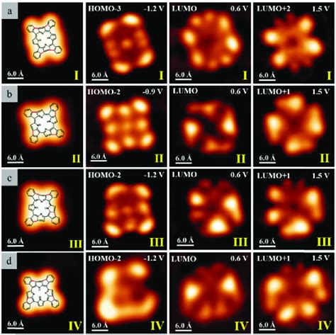 DI DV Maps Of Four H 2 TPP Cyclodehydrogenation Derivatives Topography