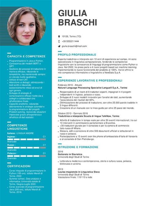 Il Curriculum Vitae Europeo Come Creare Un Cv Europass