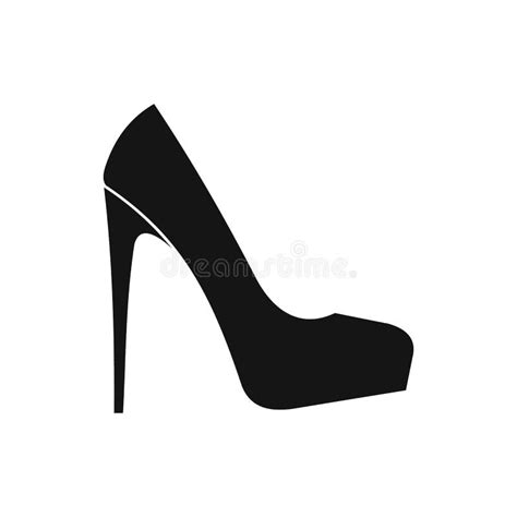 High Heel Women Shoe Icon Simple Style Stock Vector Illustration Of High Leather 78922757