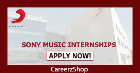 Sony Music Internships Apply Now For Student Jobs