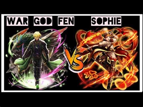 War God Fen Vs Sophie Fast Clear 1 15 Grand Summoners YouTube