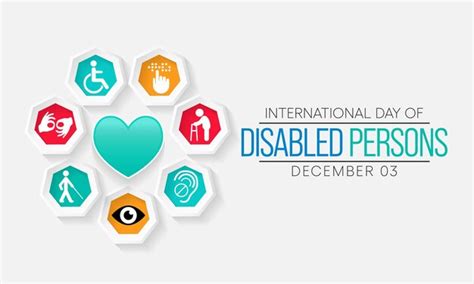 Premium Vector International Day Of Persons With Disabilities Idpd Is