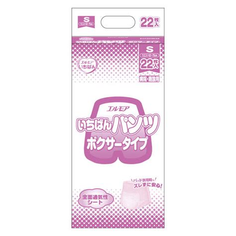 カミ商事 エルモアいちばん ボクサータイプs（1パック22枚入） アスクル