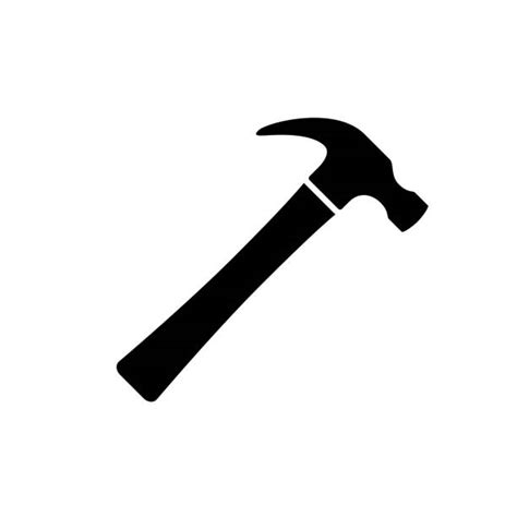 black and white hammer clip art 20 free Cliparts | Download images on ...