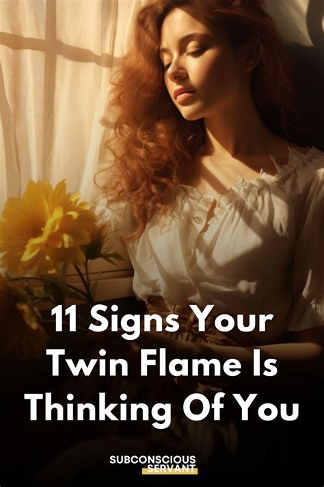 Amazing Signs Your Twin Flame Is Thinking Of You