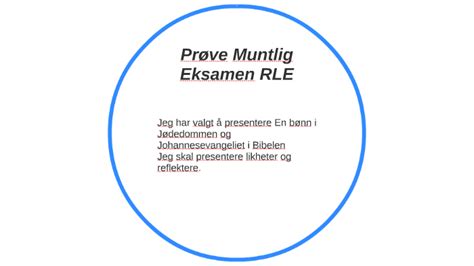 Prøve Muntlig Eksamen RLE by Thomas Elnes on Prezi