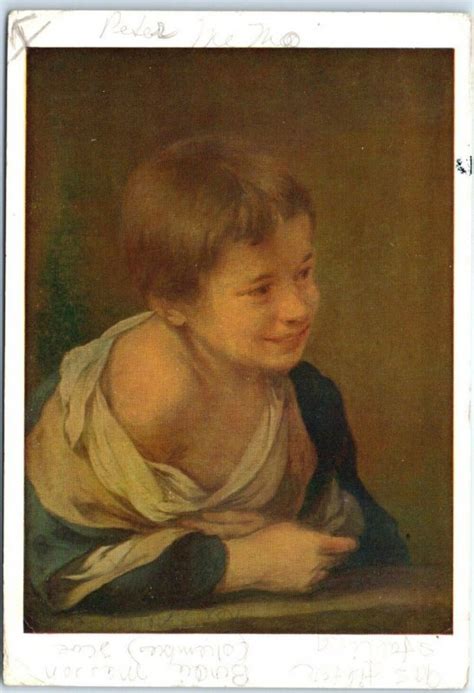 Bartolom Esteban Murillo A Peasant Boy Leaning On A Sill National