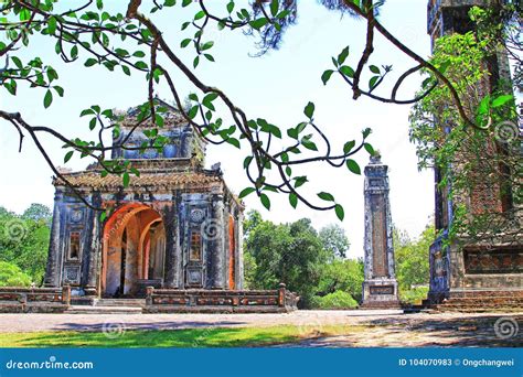 Hue Imperial Tomb Of Tu Duc Vietnam Unesco World Heritage Site Stock