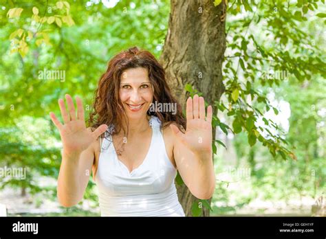 Fascinating Mature Woman Showing Number Hi Res Stock Photography And Images Alamy