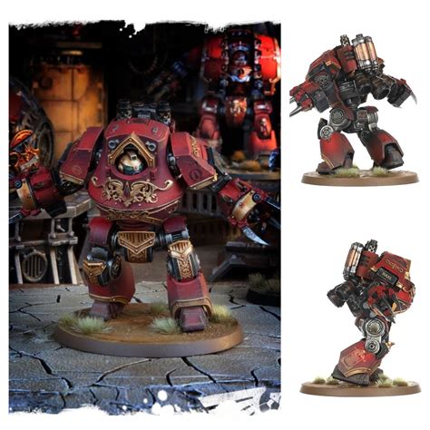 New Model Blood Angels Legion Contemptor Incaendius Class Dreadnought