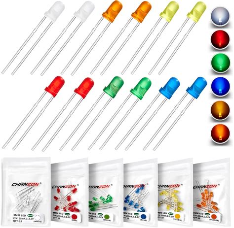 Chanzon Pcs Couleurs X Pcs Kit D Assortiment De Lumi Res