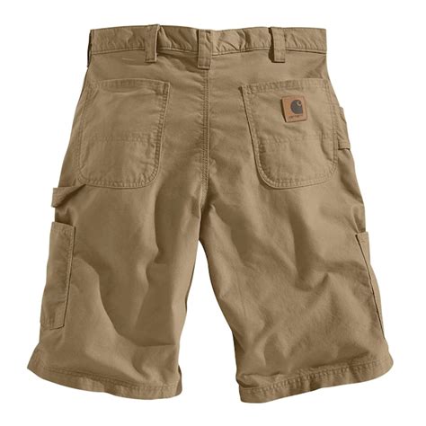 Carhartt Mens Dark Khaki Canvas Carpenter Shorts 36 B147 Dkhw36 At