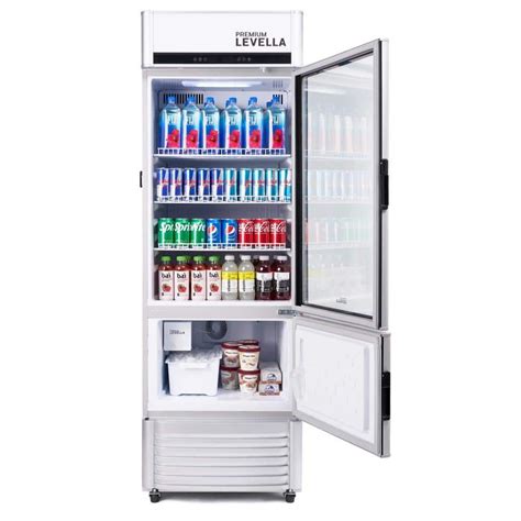 Premium Levella Cu Ft Commercial Upright Display Refrigerator