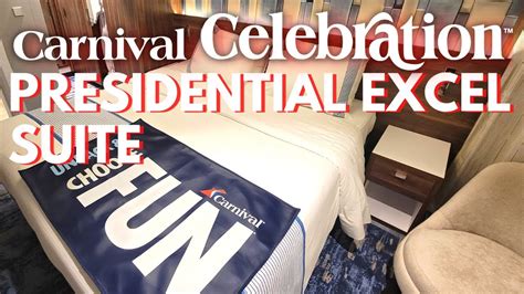 Carnival Celebration Presidential Excel Suite Youtube