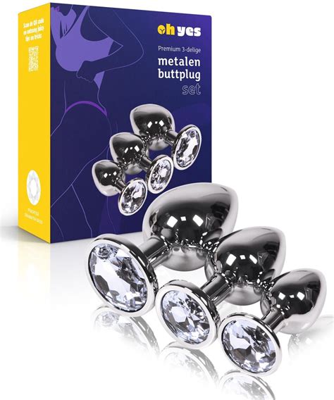 Metalen Buttplugs Voor Mannen En Vrouwen Buttplug Set 3 Delig Anal