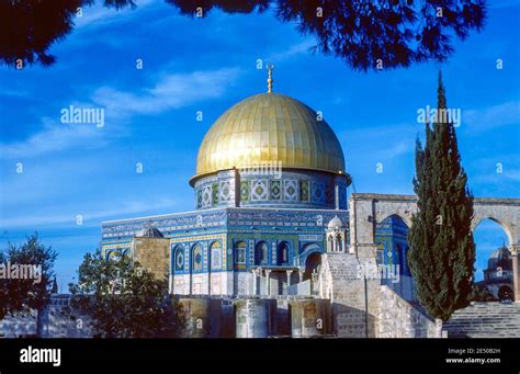 Dome Of The Rock Mosque Jerusalem Israel Stock Photo Alamy