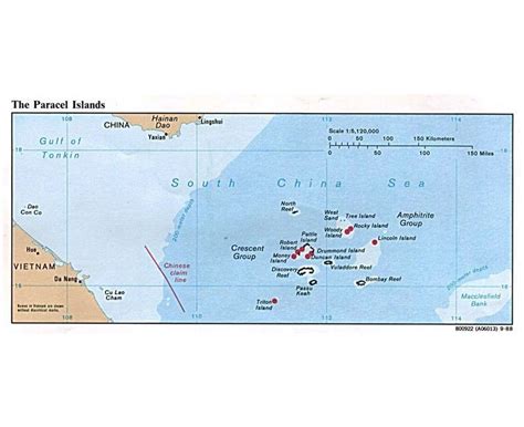 Maps of Paracel Islands | Collection of maps of Paracel Islands | Asia | Mapsland | Maps of the ...