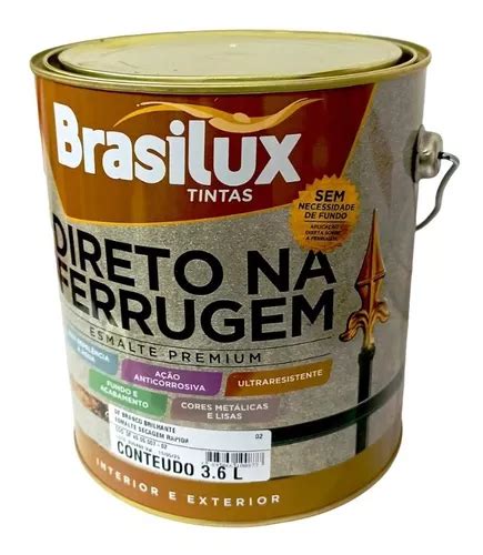 Tinta Para Ferro E Metais Direto Na Ferrugem L Frete Gr Tis