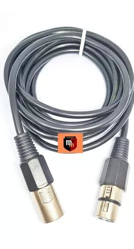 Cabo Ilumina O Dmx E Microfone Xlr Xlr Canon Metros Mercadolivre