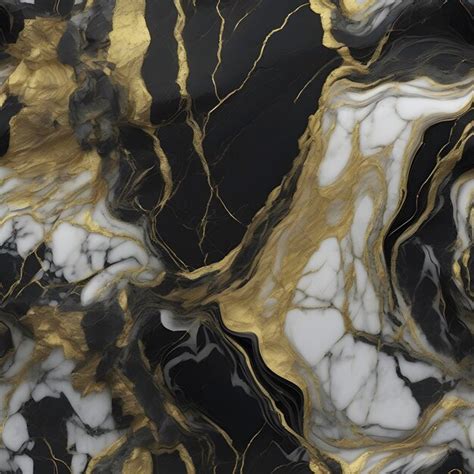 Premium Psd Black And Gold Marble Background