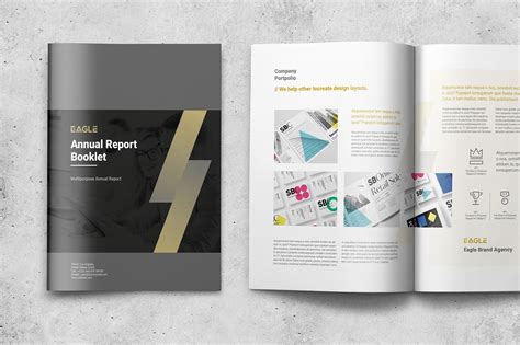 annual report design  behance