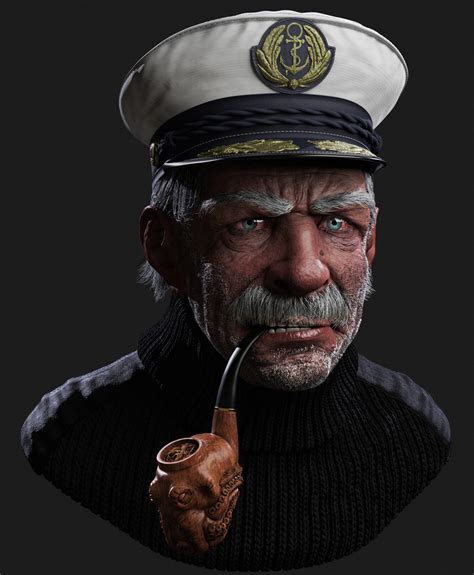 Artstation Old Sailor Man