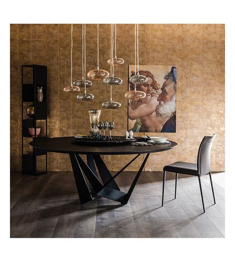 Skorpio Round Dining Table By Cattelan Italia Interiorfinder
