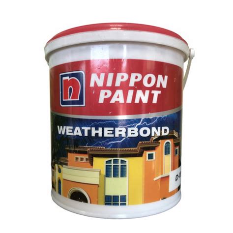 Jual Cat Tembok Exterior Kilap Nippon Paint Weatherbond Mix Putih Abu