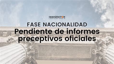 Qué Significa Pendiente de Informes Preceptivos Oficiales