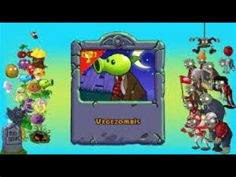 jugando el mini juego del vegezombi y desbloqueo el jardín zen Plantas