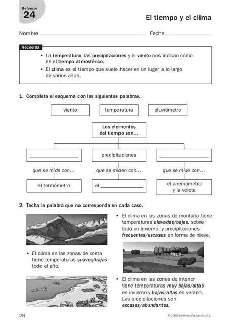 Refuerzo Y Ampliaci N Conocimiento Del Medio B Biology Fails