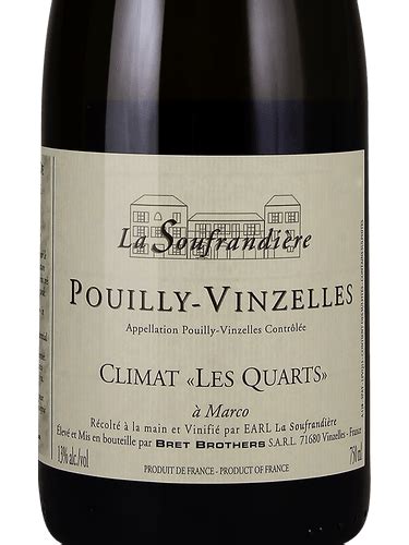 2019 La Soufrandière Climat Les Quarts Pouilly Vinzelles Vivino US