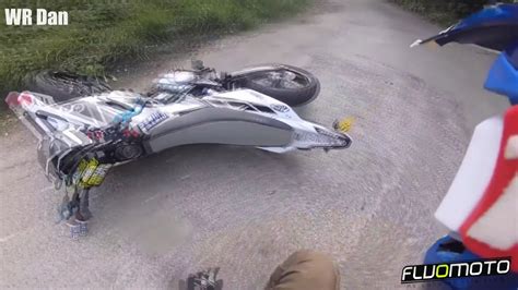 Epic Supermoto Crash Compilation Wheelie Fails More Ep Youtube