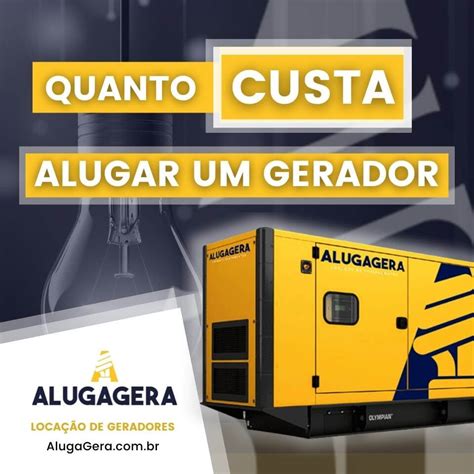 Quanto Custa O Aluguel De Um Gerador De Energia