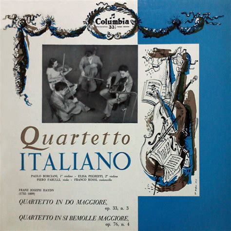 Franz Joseph Haydn Quartetto Italiano Quartetto In Do Maggiore Op