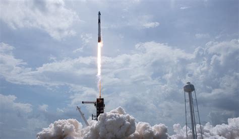 NASA Astronauts Launch from America in Historic Test Flight of SpaceX ...