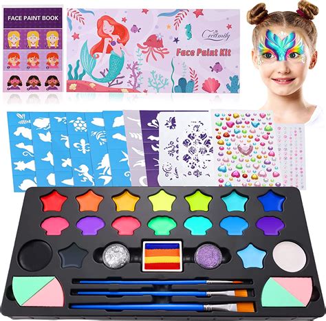 Creamify Kinderschminke Set 18 Farben Bodypainting Farben Schminke