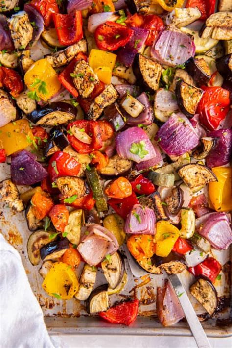 Mediterranean Roasted Vegetables Spoonful Of Flavor