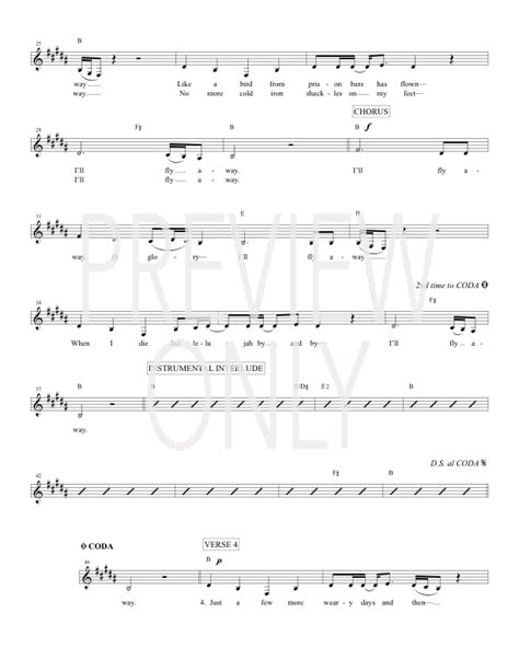 I'll Fly Away Lead Sheet, Lyrics, & Chords | Joey + Rory | WorshipHouse ...